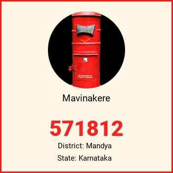 Mavinakere pin code, district Mandya in Karnataka