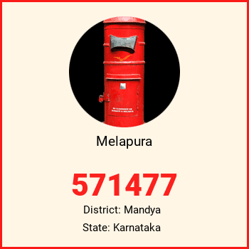 Melapura pin code, district Mandya in Karnataka