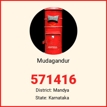 Mudagandur pin code, district Mandya in Karnataka