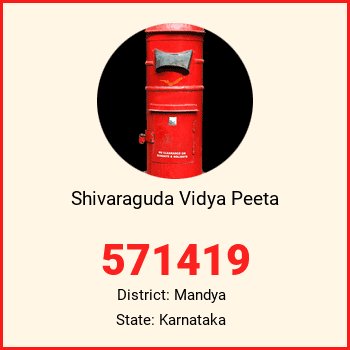 Shivaraguda Vidya Peeta pin code, district Mandya in Karnataka