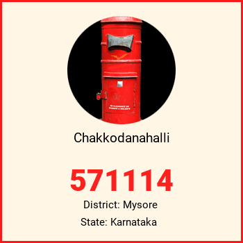 Chakkodanahalli pin code, district Mysore in Karnataka