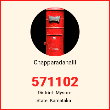 Chapparadahalli pin code, district Mysore in Karnataka