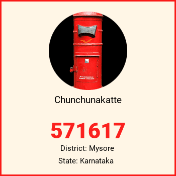 Chunchunakatte pin code, district Mysore in Karnataka