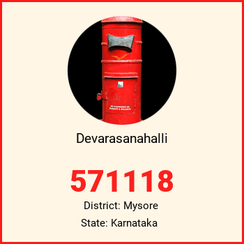 Devarasanahalli pin code, district Mysore in Karnataka