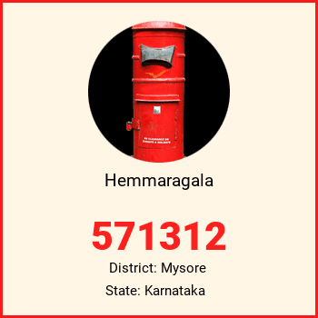 Hemmaragala pin code, district Mysore in Karnataka
