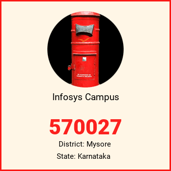 Infosys Campus pin code, district Mysore in Karnataka