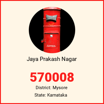 Jaya Prakash Nagar pin code, district Mysore in Karnataka