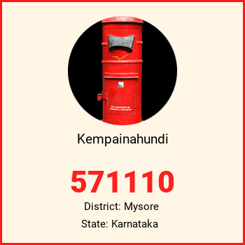 Kempainahundi pin code, district Mysore in Karnataka