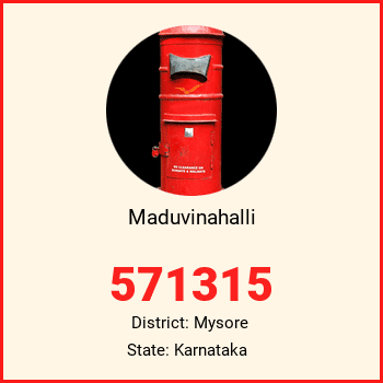Maduvinahalli pin code, district Mysore in Karnataka