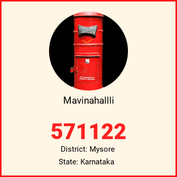 Mavinahallli pin code, district Mysore in Karnataka