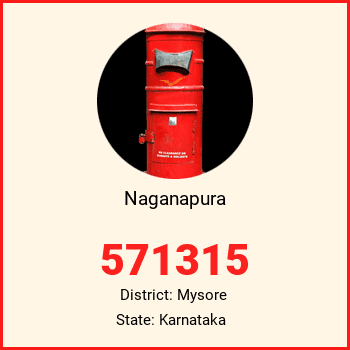 Naganapura pin code, district Mysore in Karnataka