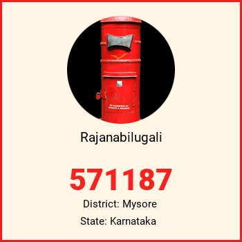 Rajanabilugali pin code, district Mysore in Karnataka