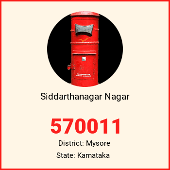 Siddarthanagar Nagar pin code, district Mysore in Karnataka