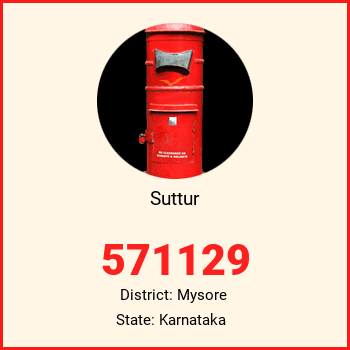 Suttur pin code, district Mysore in Karnataka