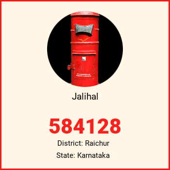 Jalihal pin code, district Raichur in Karnataka