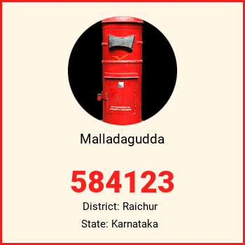 Malladagudda pin code, district Raichur in Karnataka