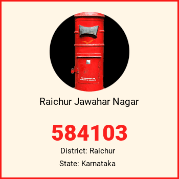 Raichur Jawahar Nagar pin code, district Raichur in Karnataka