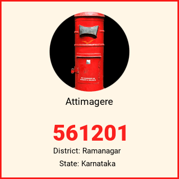Attimagere pin code, district Ramanagar in Karnataka