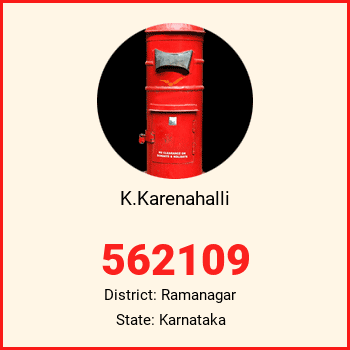 K.Karenahalli pin code, district Ramanagar in Karnataka