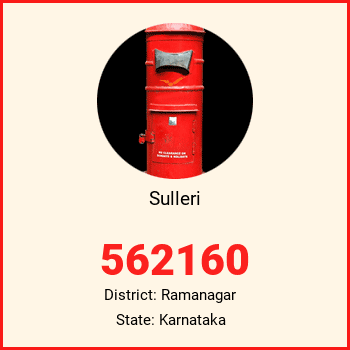 Sulleri pin code, district Ramanagar in Karnataka