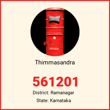 Thimmasandra pin code, district Ramanagar in Karnataka