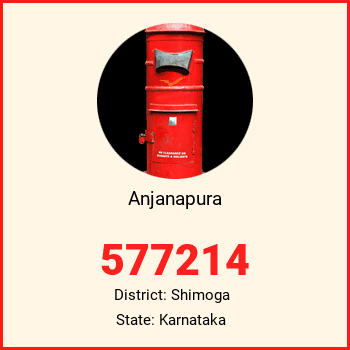 Anjanapura pin code, district Shimoga in Karnataka