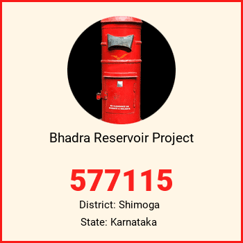 Bhadra Reservoir Project pin code, district Shimoga in Karnataka