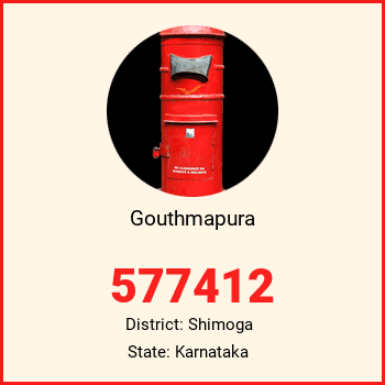 Gouthmapura pin code, district Shimoga in Karnataka
