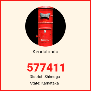 Kendalbailu pin code, district Shimoga in Karnataka