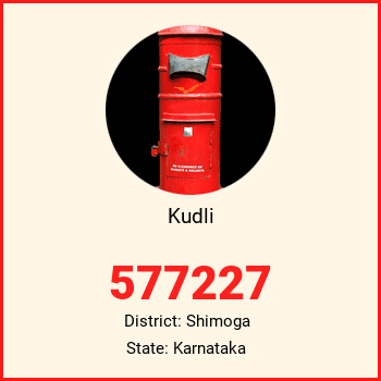 Kudli pin code, district Shimoga in Karnataka