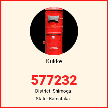 Kukke pin code, district Shimoga in Karnataka