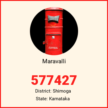Maravalli pin code, district Shimoga in Karnataka