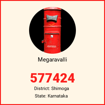 Megaravalli pin code, district Shimoga in Karnataka