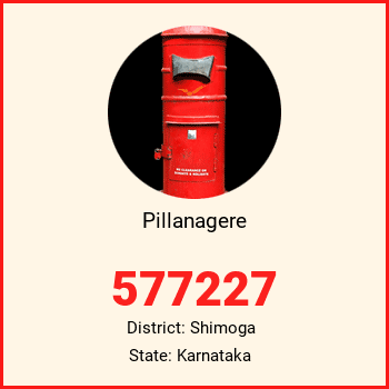 Pillanagere pin code, district Shimoga in Karnataka