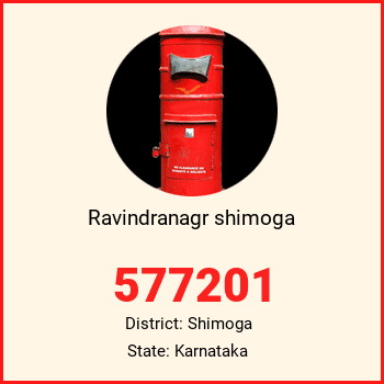Ravindranagr shimoga pin code, district Shimoga in Karnataka