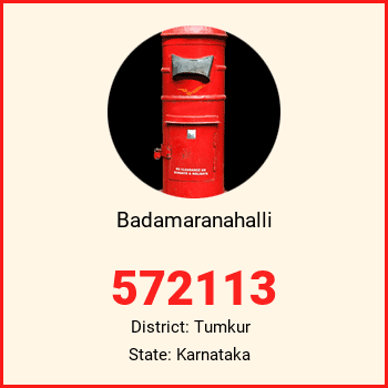Badamaranahalli pin code, district Tumkur in Karnataka