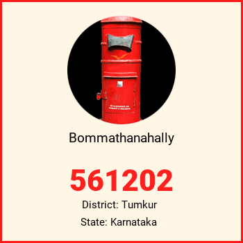 Bommathanahally pin code, district Tumkur in Karnataka