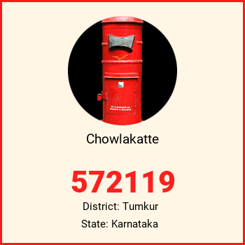 Chowlakatte pin code, district Tumkur in Karnataka