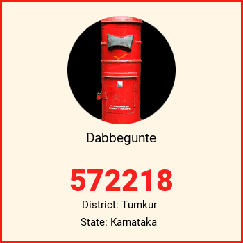 Dabbegunte pin code, district Tumkur in Karnataka