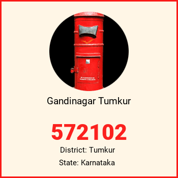 Gandinagar Tumkur pin code, district Tumkur in Karnataka