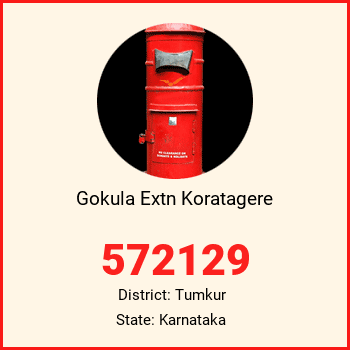 Gokula Extn Koratagere pin code, district Tumkur in Karnataka