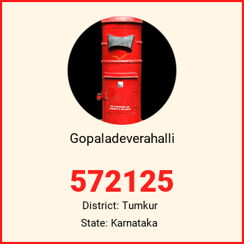Gopaladeverahalli pin code, district Tumkur in Karnataka