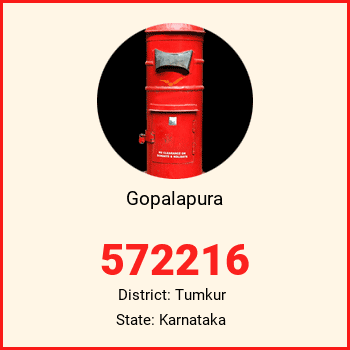 Gopalapura pin code, district Tumkur in Karnataka