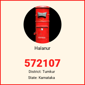 Halanur pin code, district Tumkur in Karnataka
