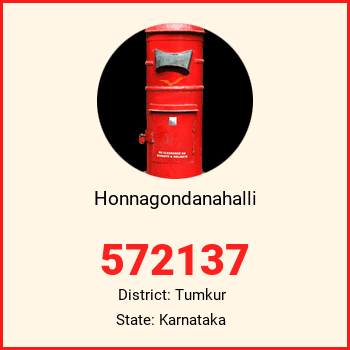 Honnagondanahalli pin code, district Tumkur in Karnataka
