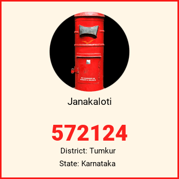 Janakaloti pin code, district Tumkur in Karnataka