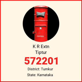 K R Extn Tiptur pin code, district Tumkur in Karnataka