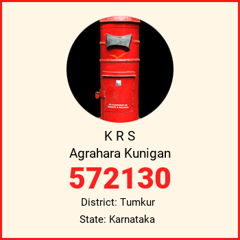 K R S Agrahara Kunigan pin code, district Tumkur in Karnataka