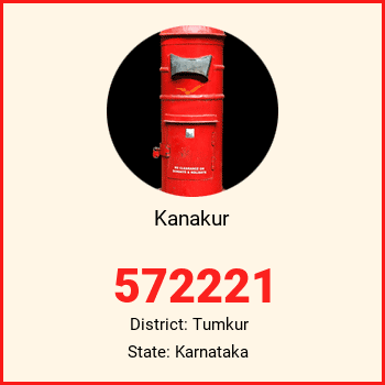 Kanakur pin code, district Tumkur in Karnataka