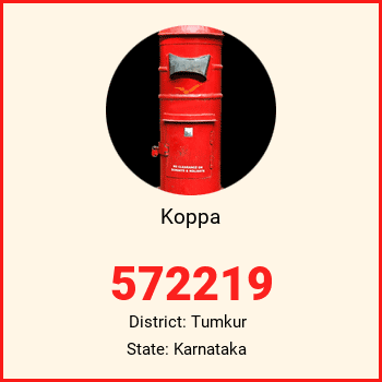 Koppa pin code, district Tumkur in Karnataka